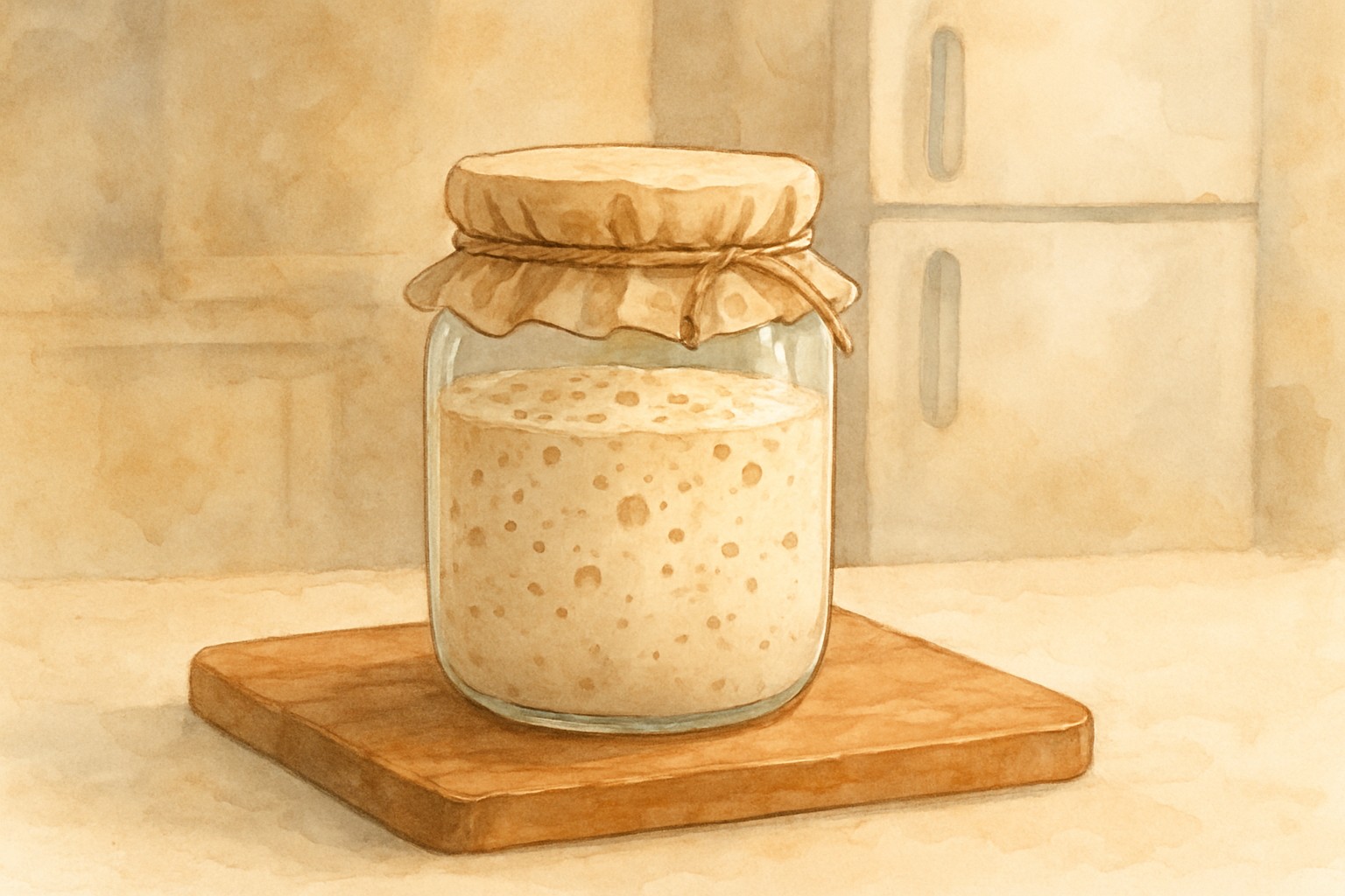 Waking Up Sourdough After a Rest in the Fridge